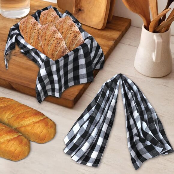 Turkish Kitchen Towels Buffalo Plaid Set of 6‎ (4040) - Picture 6 of 9